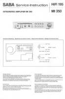 Saba MI-350 - Service Manual